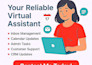 be your reliable virtual assistant, email,admin support and project coordinator